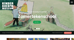 Desktop Screenshot of kinderboekenmuseum.nl