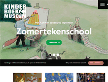 Tablet Screenshot of kinderboekenmuseum.nl